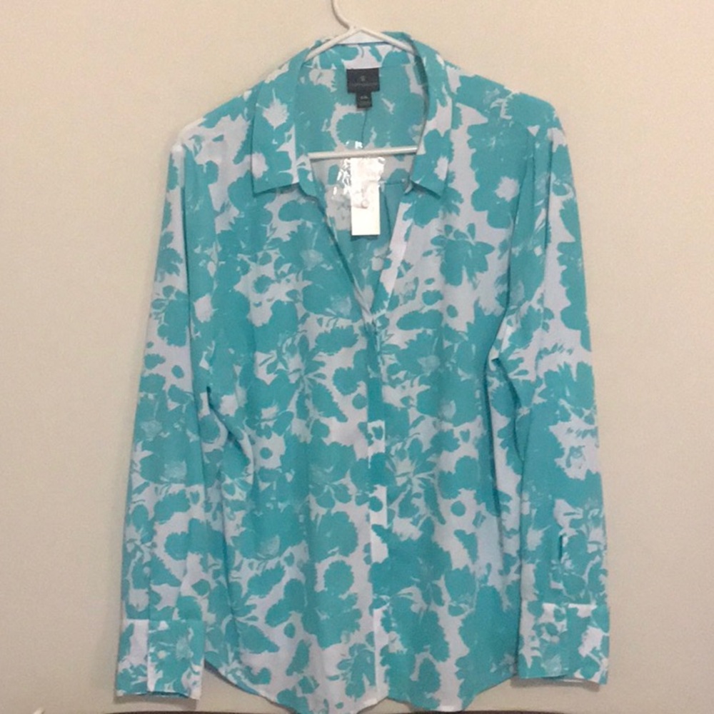 NWT! And ready for spring!  Tunic blouse size XXL